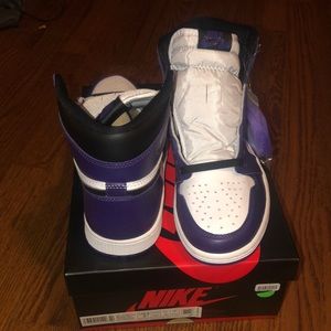 AJ1 Retro Purple Court 2.0 Brand New